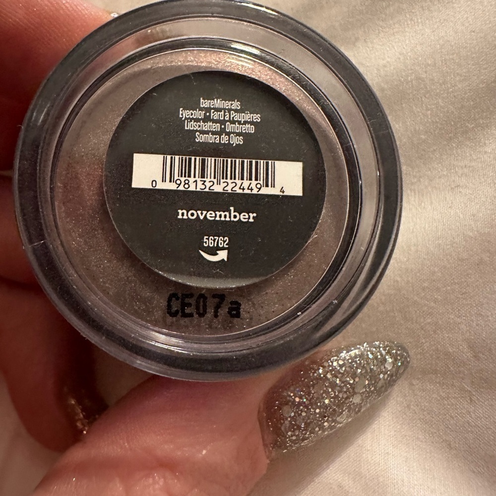 bareMinerals, NOVEMBER loose mineral eyeshadow, NWOB, DISCONT’D, .02 ounce - Picture 2 of 6
